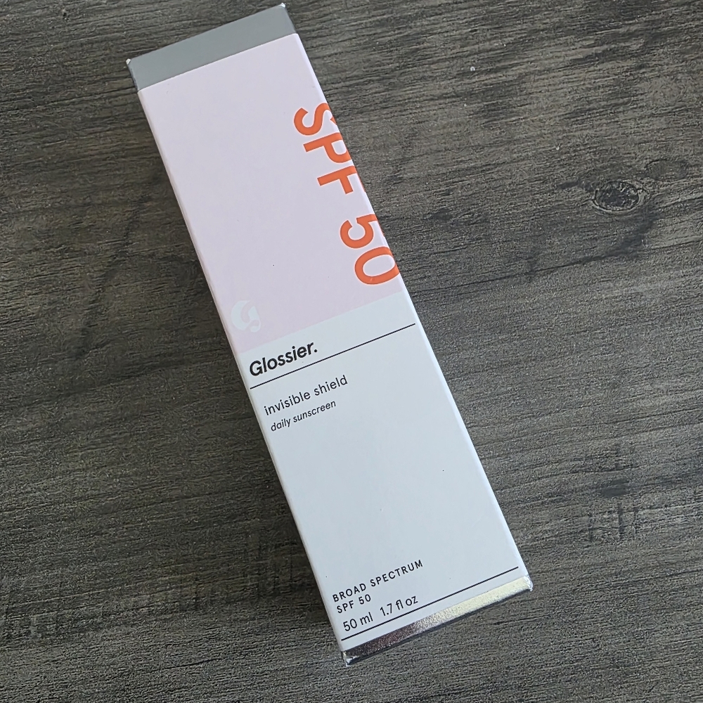 NIB Glossier SPF 50 Invisible Shield Sunscreen